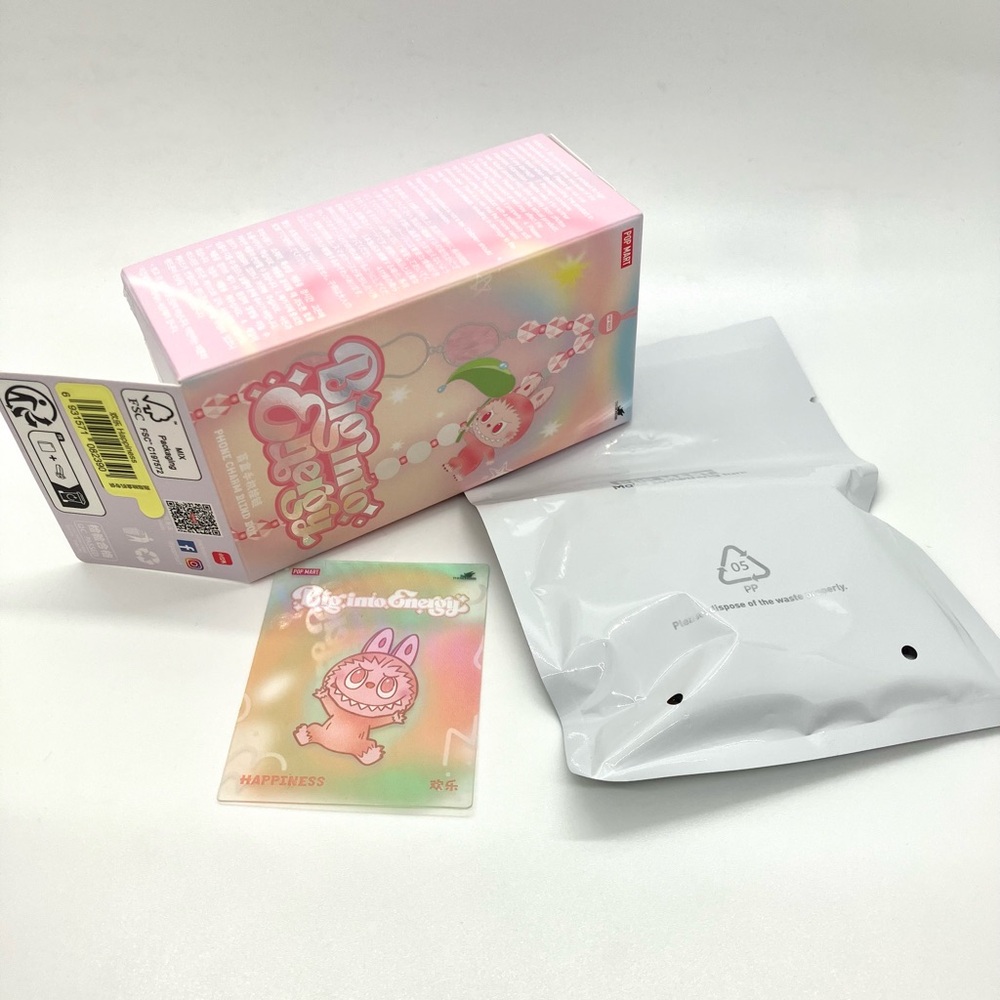 LOYALTY / PINK - Pop Mart Labubu Big Into Energy Phone Charm Strap Confirmed🌟 - Picture 5 of 8